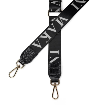 STRAP - BLACK CROCO - MAKANI