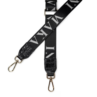 STRAP - BLACK CROCO - MAKANI